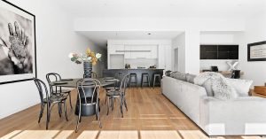 A living and dining open space